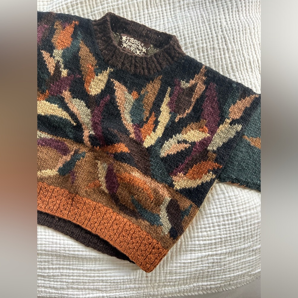 Tara Handknits Wool Cardigan Sweater - Picture 5 of 6